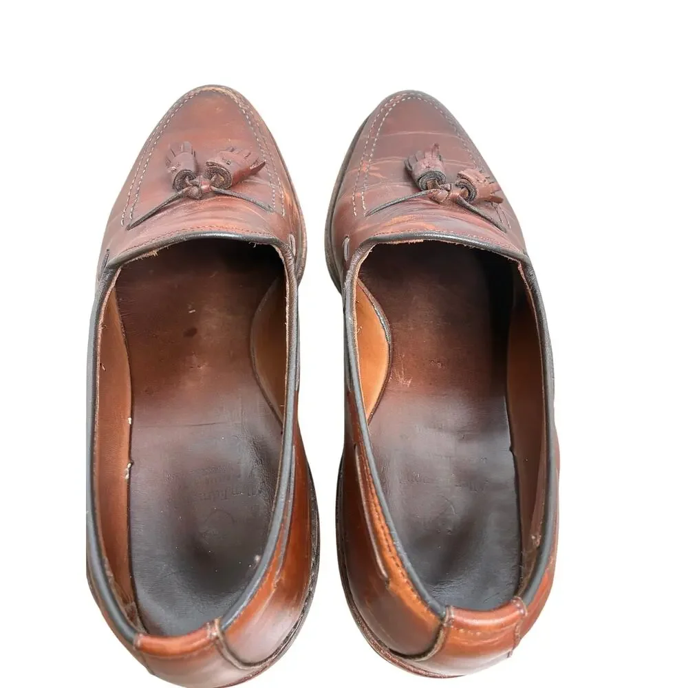 Allen Edmonds Grayson 8272 Tassel Loafers Men 10 Leather Handcrafted in USA
